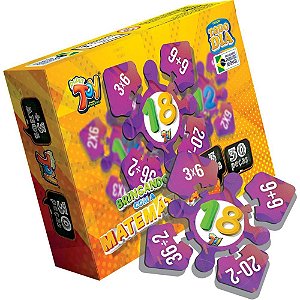 QUEBRA-CABECA Cartonado Brincando com Matematica 30PCS