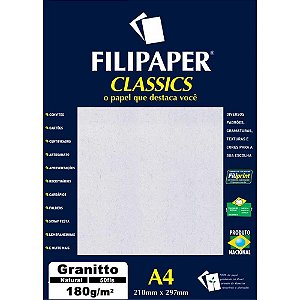 Papel A4 Granito Natural 180G.