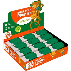 Borracha Branca com Capa Plastica