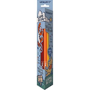 Lapis de COR Triangular Leo e Leo 12CORES Pooh