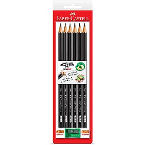 Lapis Preto Sextavado 1205 MAX N.2B C/ Apontador