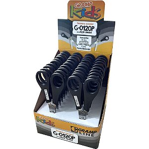Tesoura Escolar G-0120 Preta 13CM