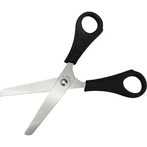 Tesoura Escolar G-0120 Preta 13CM