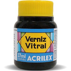 Verniz Vitral Azul Turquesa 37ML.ACRILEX - PCTE C/6