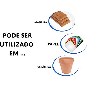 Tinta Relevo Dimensional Brilhante Amarelo Ouro 35ML