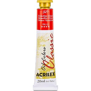 Tinta a Oleo OIL Colors 20ML Vermelho Chine