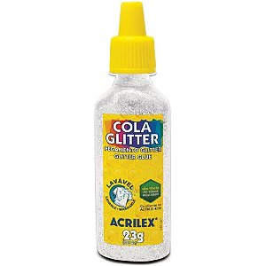 Cola com Glitter Tubo 23G. Cristal