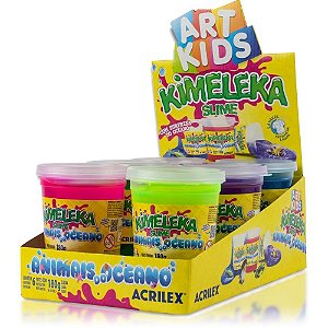Slime Kimeleka Animais Oceano 180G