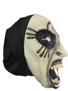 Mascara de Latex Halloween Spook  Freira  -  UNID