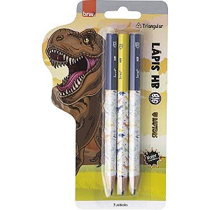 Lapis Preto Triangular BIG HB Estampado Raptors Sorti