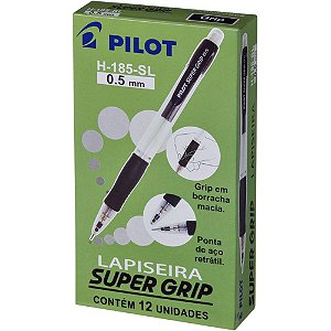 Lapiseira 0.5MM Supergrip 0.5 H-185 Preta