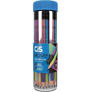 Lapis Preto Redondo CIS Move HB C/PLASTICO (S)