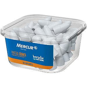 Borracha Ponteira Branca 50 P/LAPIS