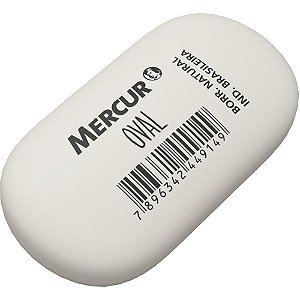 Borracha Branca OVAL Novo Tamanho