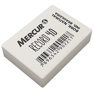 Borracha Branca 40 Record Branca Mercur PCTE C/80