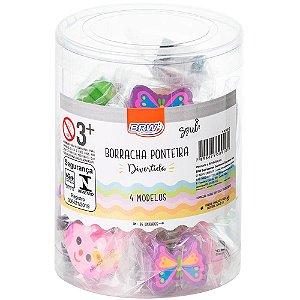Borracha Ponteira Divertida 4 Modelos