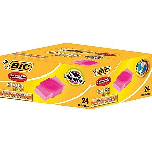 Borracha Colorida Eraser Neon Sortidas