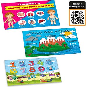 QUEBRA-CABECA Cartonado Educativo 30 Pecas (S)