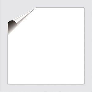 Toalha Plastica 78X78CM Perolizada Branca 10FL Rolo