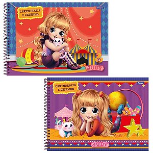 Caderno Desenho UNIV Capa Dura JUDY 80FLS. PCT.C/05