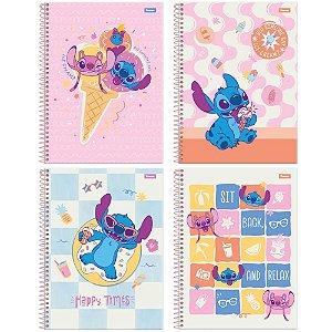 Caderno Espiral 1/4 Capa Dura STITCH 80F PCT.C/05