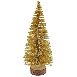 Mini Arvore Natalina Glitter 15CM em PVC Multiart