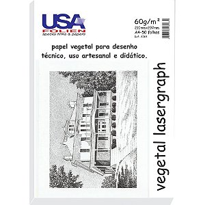 Papel Vegetal A4 60G. 210X297MM