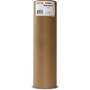 Papel Semi KRAFT Bobina 40CMX140M. 80GRS. +/- 4,5KGS