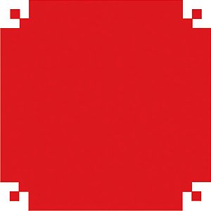 Papel Dobradura 50X60CM. Vermelho