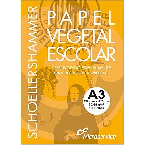 Papel Vegetal A3 60/65G 297X420MM