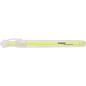 Caneta Marca Texto Clear Amarela CX.C/12