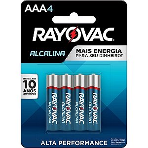 Pilha Alcalina Palito AAA 12 Blisters X 4 UN. (27896009760239)