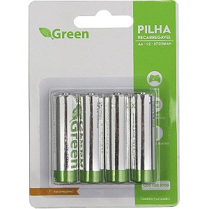 Pilha Recarregavel Pequena AA 2700MA