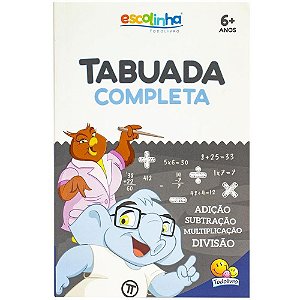 Livro Pedagogico Tabuada Escolinha 14X21CM 32P