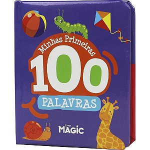 Livro Infantil Colorir Minhas Primeiras 100 Palavras