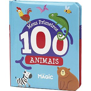Livro Infantil Colorir Meus Primeiros 100 Animais