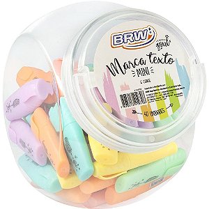 Caneta Marca Texto Mini 6 Cores Pastel POTE-40