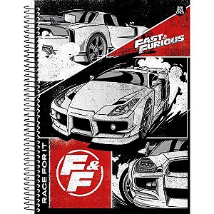 Caderno 01X1 Capa Dura Velozes & Furiosos 80F PCT.C/04