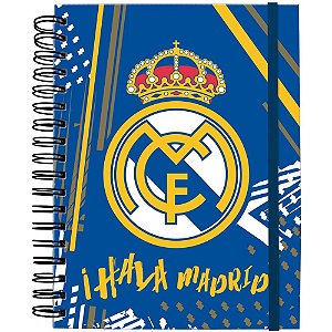 Caderno 01X1 Capa Dura Real Madrid SMART 80F