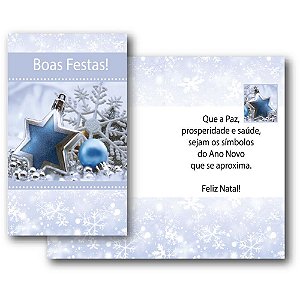 Cartao de Natal KIT-740 Luxo Pequeno PCT.C/70