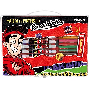 Maleta para Pintura Enaldinho 86 Pecas Magic KIDS ( Magic KIDS )