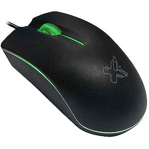 Mouse Optico USB 1200DPI ERGON Cabo 1,25M