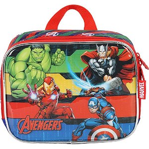 Lancheira Termica Avengers Azul MAO/COSTAS