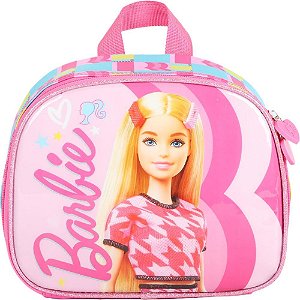 Lancheira Termica Barbie PINK MAO/COSTAS