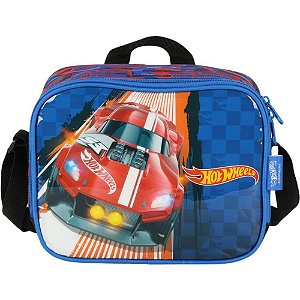 Lancheira Termica HOT Wheels Azul MAO/COSTAS
