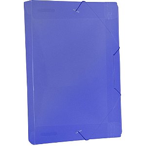 Pasta ABA Elastica Plastica Oficio 40MM Azul PCT.C/10