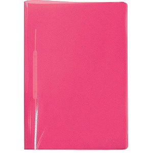 Pasta Grampo Trilho Plastica Oficio Vermelho PCT.C/10