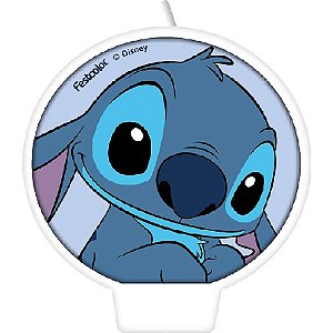 Vela para Aniversario STITCH Plana