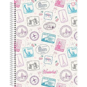 Caderno 01X1 Capa Dura Larissa Manoela Wanderlust 80F PCT.C/04