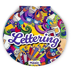 Livro de Colorir Lettering 24PGS 17,5CM